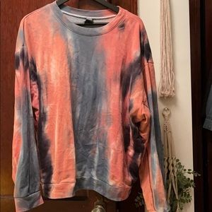 Tie Dye Crew Neck Sweatshirt